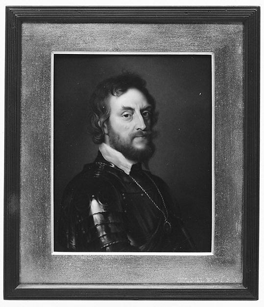 Henry Bone:Thomas Howard  Second Earl of Arundel after Ruben-16x12"(A3) Poster