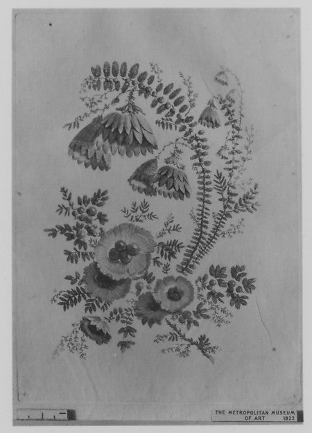 Ornament Design from Nouvelle Suite de Fleurs Idéale 1790s-Jea,  Poster Print Wall Art