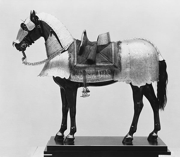 Cantle Plate  From a Horse Armor Probably Made for Count  Anto,  Poster Print Wall Art