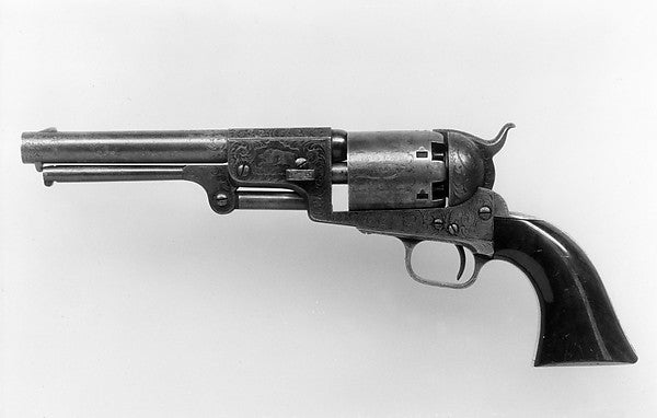 Colt Dragoon Percussion Revolver  Third Model  serial no. 1240,  Poster Print Wall Art
