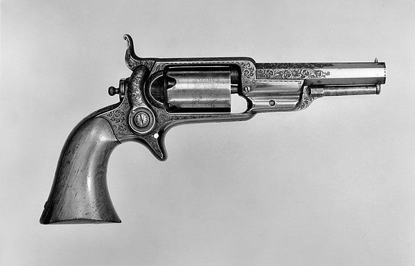 Colt Model 1855 Pocket Percussion Revolver  Serial no. 4460  w,  Poster Print Wall Art