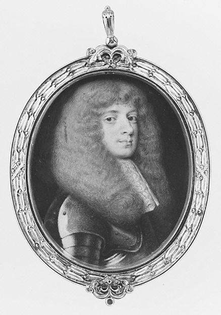 Attributed to Richard Gibson:Portrait of a Man Said to Be Jo-16x12"(A3) Poster