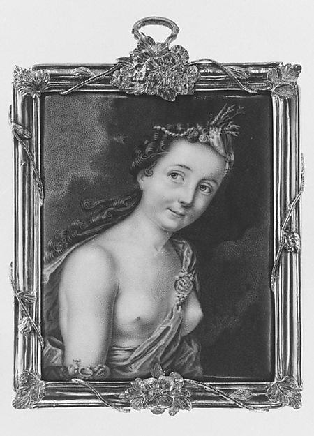 Carl Friedrich Thienpondt:A Sea Nymph c1760-16x12"(A3) Poster