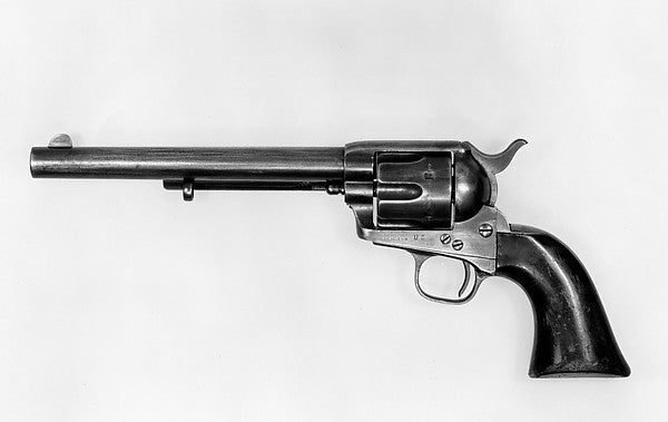Peacemaker Colt Single-Action Army Revolver  serial no. 4519 1,  Poster Print Wall Art