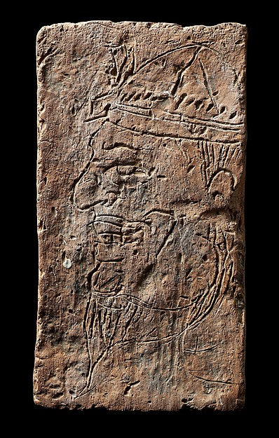 Brick Depicting a West Asian Merchant Wearing a Kupeeyok Hat e,16x12"(A3)Poster