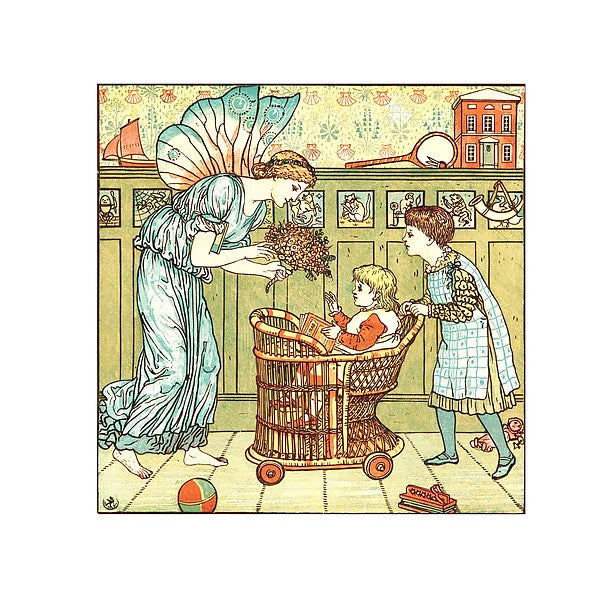 Walter Crane's Painting Book c1889–95-Written and illustrated,  Poster Print Wall Art