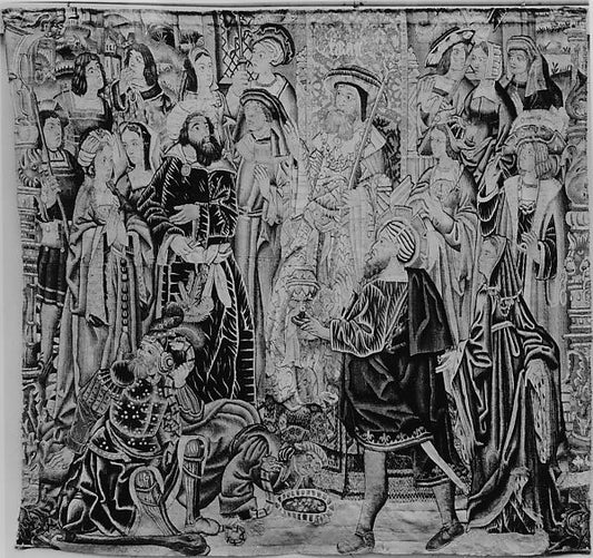 :Moses and Aaron Before Pharaoh c1515–30-16x12"(A3) Poster