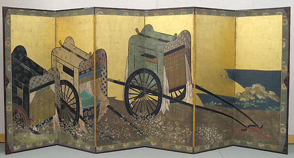 Imperial Carts mid-17th cent,Classic Ming China Image,  Poster Print