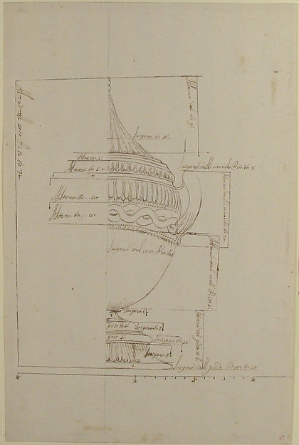 Design for a Covered Urn with Handles c1770–90-Anonymous,Fren,  Poster Print Wall Art