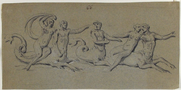Nereids and Tritons 18th cent-Anonymous,French,18th cent,  Poster Print Wall Art