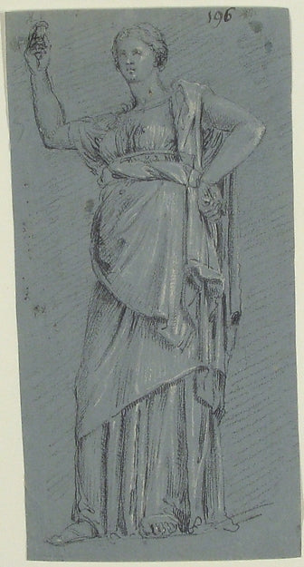 Drawing after the "Juno Cesi" 18th cent-Anonymous,French,18t,  Poster Print Wall Art