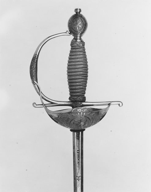 Smallsword in the Spanish Style c1775,  Poster Print Wall Art