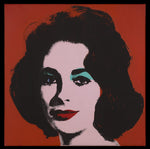 Portrait of Elizabeth Taylor by Andy Warhol,  16x12" (A3) Poster Print