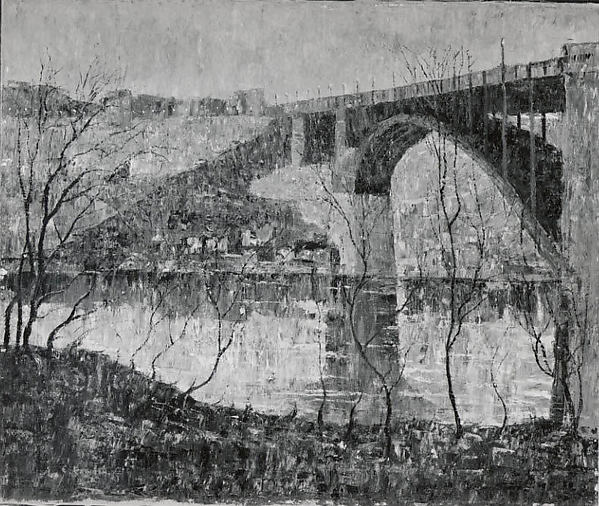 Harlem River c1913-Ernest Lawson,  Poster Print