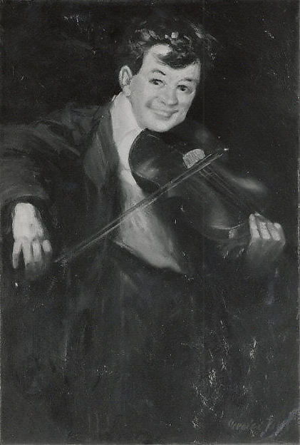 Boy with Violin c1922-George Luks, Poster Print - Wall Art