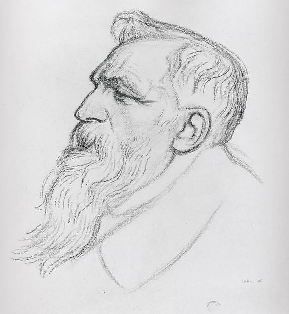 William Rothenstein:Auguste Rodin 1906-16x12"(A3) Poster