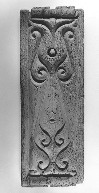 :Carved Architectural Panel in the 'Beveled Style' late 9th -16x12"(A3) Poster