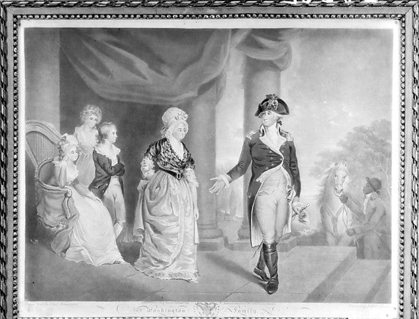 The Washington Family December 1,1800-Edward Bell,After Jere,16x12"(A3)Poster