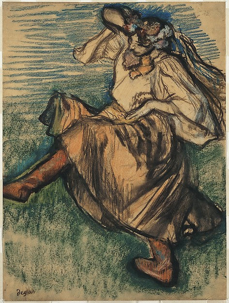 Anonymous, French, 20th century:Frieze with Blue Crescents a-16x12"(A3) Poster