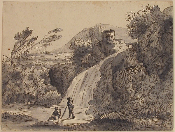 A Harbor 17th cent-Anonymous, French, 17th cent,16x12"(A3) Poster