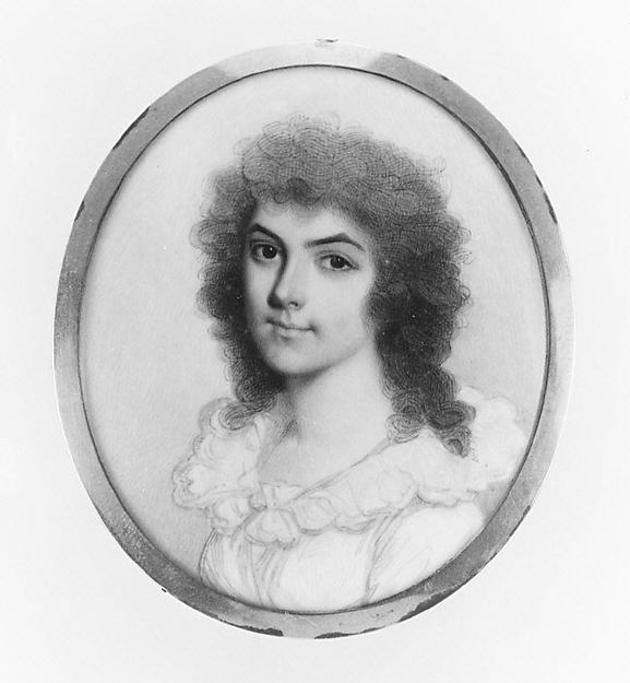 John Barry:Portrait of a Woman c1790-16x12"(A3) Poster