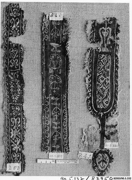 :Fragment of a Shoulder Band 5th century-16x12"(A3) Poster