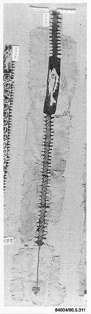 :Fragment if a Tunic with a Fish Motif Shoulder Band 4th–5th-16x12"(A3) Poster