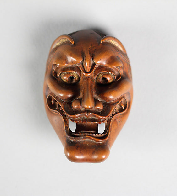 Netsuke of Noh Mask: Hannya 19th cent,  Poster Print