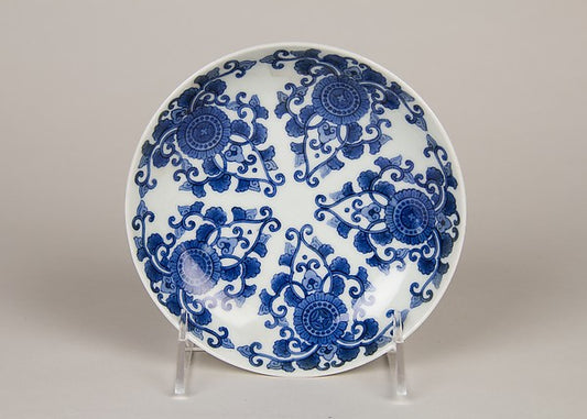 ,Dish with Stylized Chrysanthemum Scrolls first half of,Classic Ming China Image,16x12"(A3) Poster