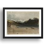 A Welsh Lake, 1799 1800 by JMW Turner, 17x13"(A3) Frame