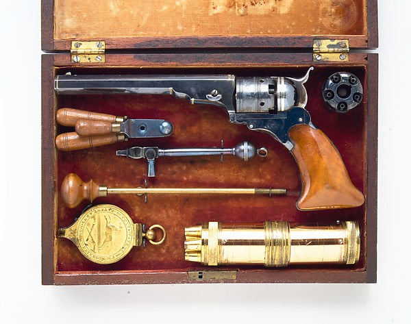 Colt Paterson Percussion Revolver  No. 3  Belt Model  Serial n,  Poster Print Wall Art