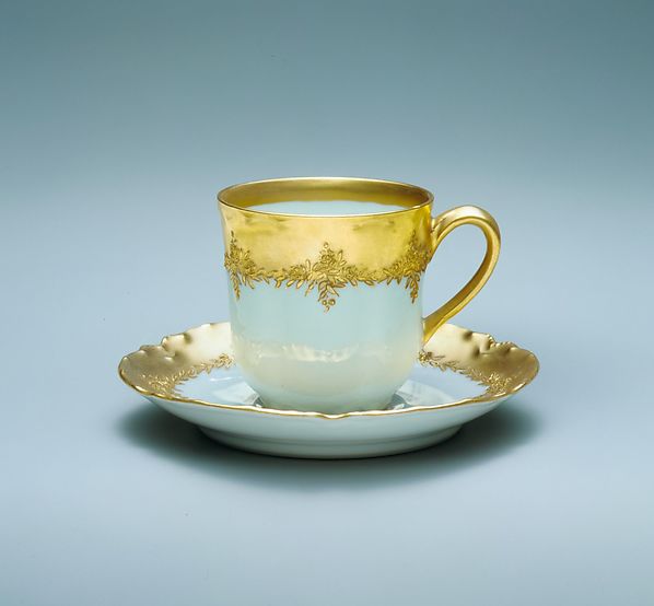 Demitasse Cup and Saucer c1906–27-Onata North Fitts, Poster Print - Wall Art