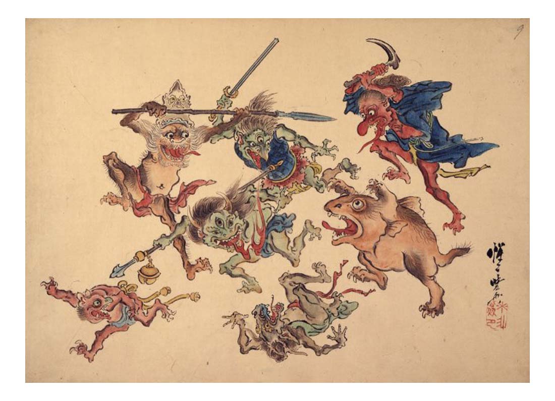 AN00201900 001 l, historic, vintage ukiyo-e Japan artwork,12x8"(A4) Poster Print