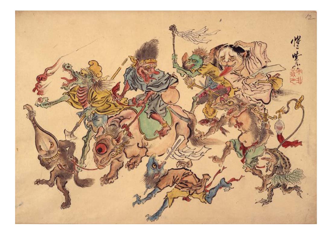 AN00201910 001 l, historic, vintage ukiyo-e Japan artwork,12x8"(A4) Poster Print