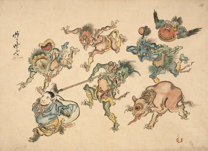 AN00223138 001 l, historic, vintage ukiyo-e Japan artwork,12x8"(A4) Poster Print