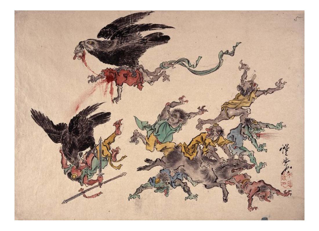 AN00231504 001 l, historic, vintage ukiyo-e Japan artwork,12x8"(A4) Poster Print