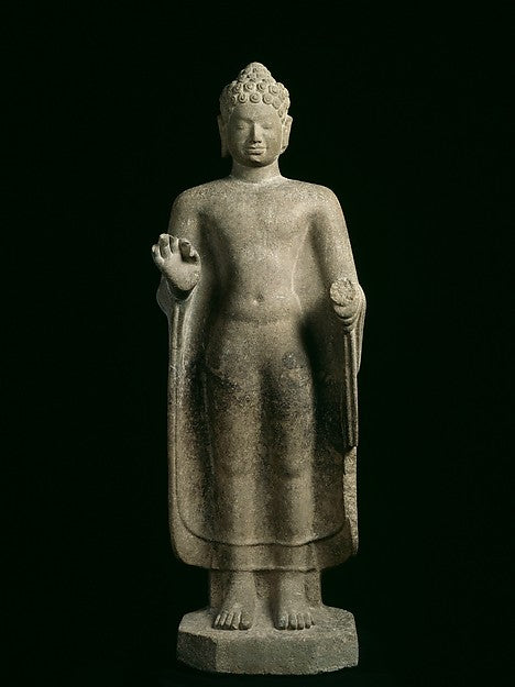 Buddha Preaching late 7th cent,16x12"(A3)Poster