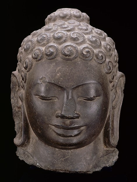 Head of Buddha 5th–6th cent,16x12"(A3)Poster