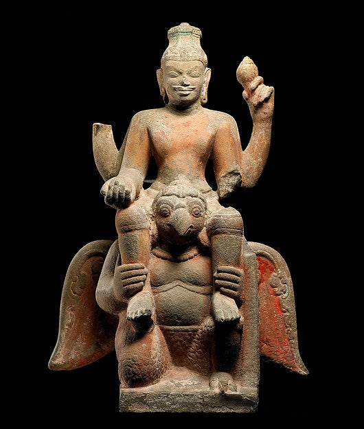 Vishnu Mounted on Garuda early 9th cent,16x12"(A3)Poster