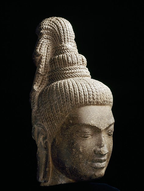 Head of Bodhisattva Maitreya last quarter of the 7th cent,16x12"(A3)Poster