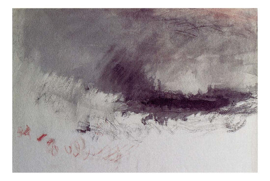 A Cloudy Sky, 1845 by John Mallord William Turner RA, 12x8"(A4) Poster