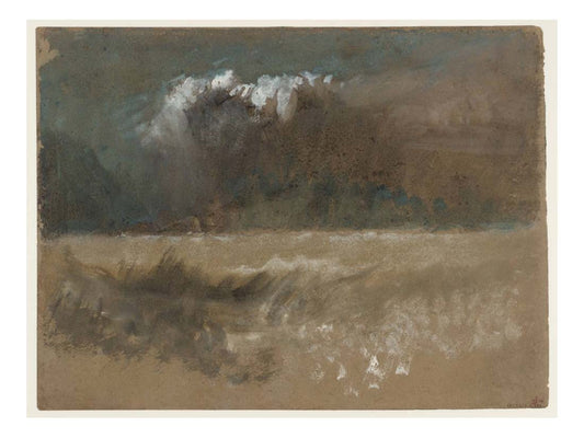 A Stormy Sea, 1830s by John Mallord William Turner RA, 12x8"(A4) Poster
