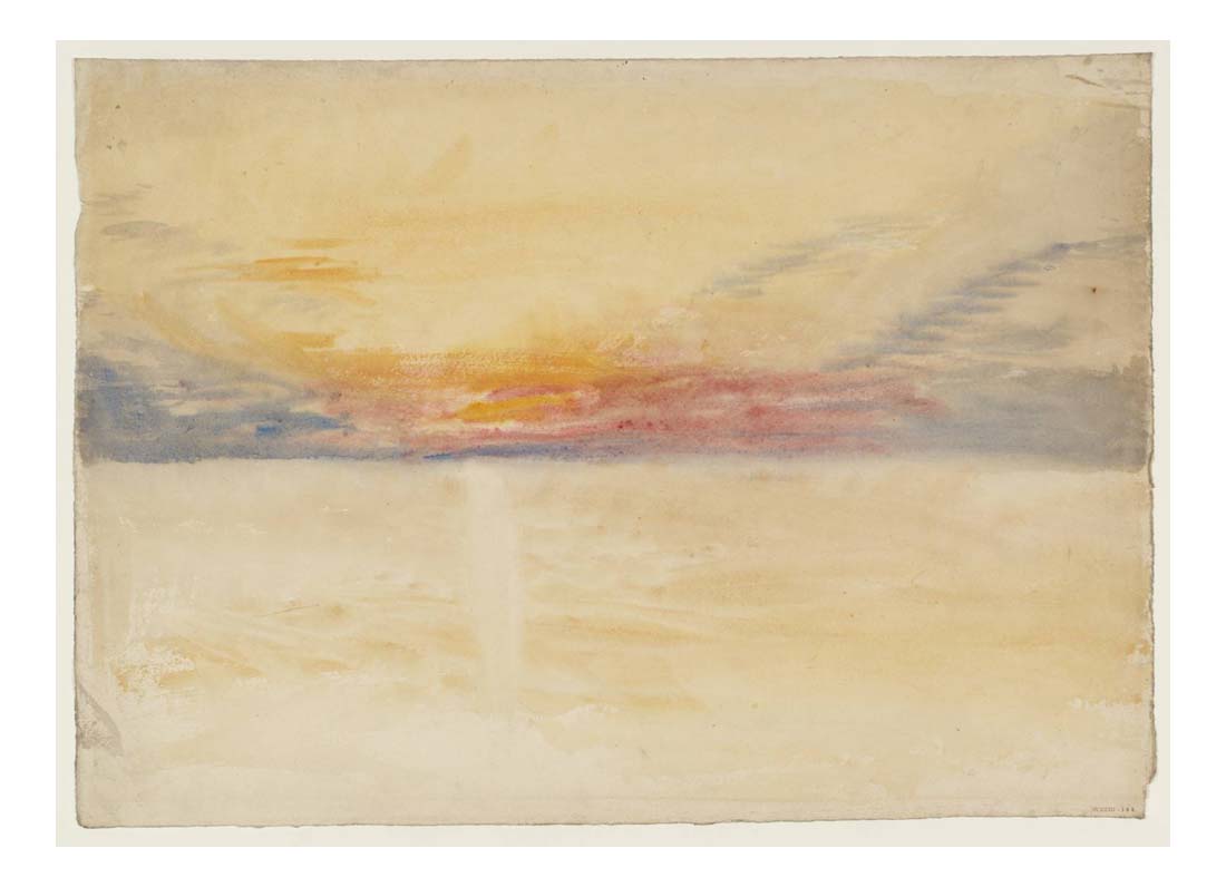A Sunset Sky, 1825-30 by John Mallord William Turner RA, 12x8"(A4) Poster