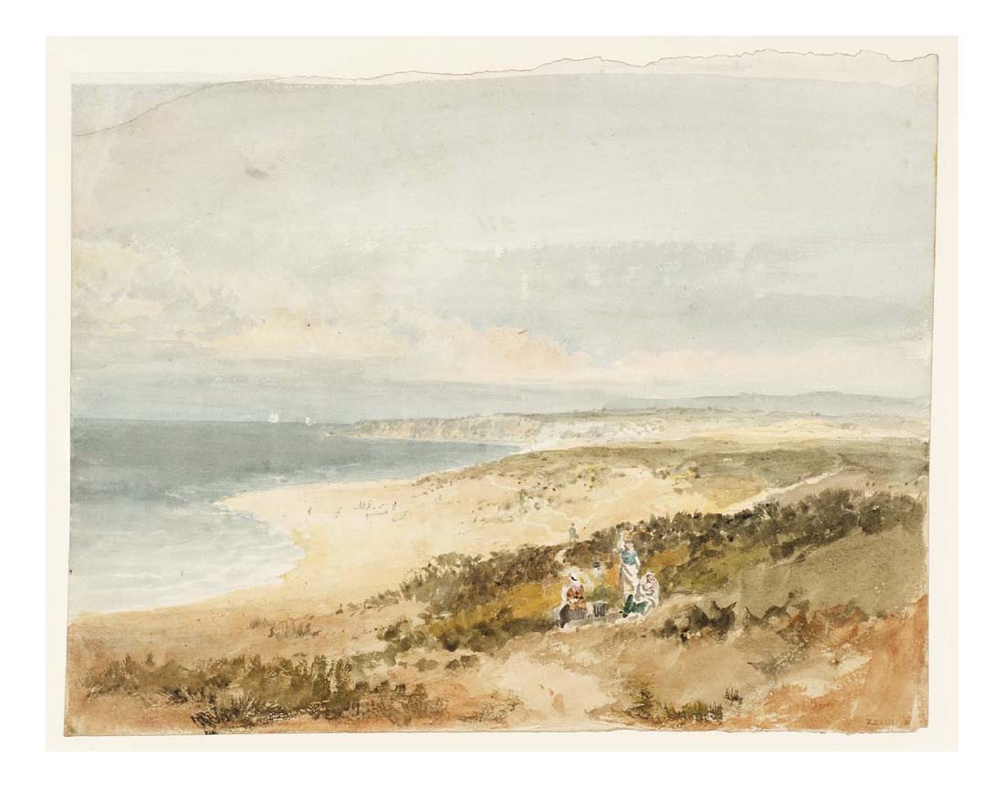 A View along the Kent Coast, 1798-99 by John Mallord William Turner RA, 12x8"(A4) Poster