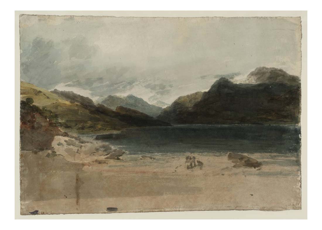 A Welsh Lake, 1799-1800 by John Mallord William Turner RA, 12x8"(A4) Poster