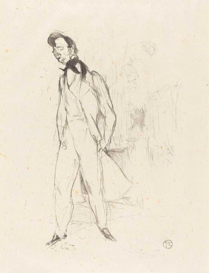 Henri de Toulouse-Lautrec:Adolphe or the Sad Young Man (Adol,16x12
