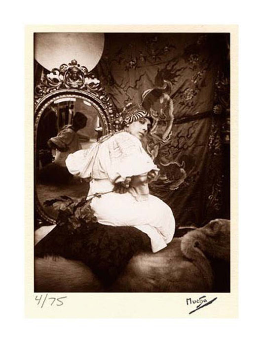 Alfons Mucha model for Figures Decoratives Paris, ca. 1901 vintage artwork by Alphonse Mucha, 16x12" (A3 size) poster print