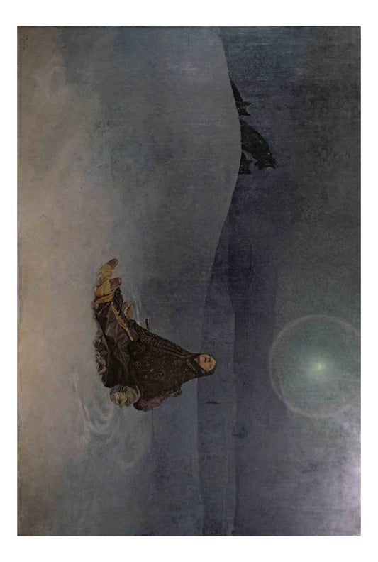 Alphonse Mucha-Woman in the Wilderness-1923LARGE vintage artwork by Alphonse Mucha, 16x12" (A3 size) poster print