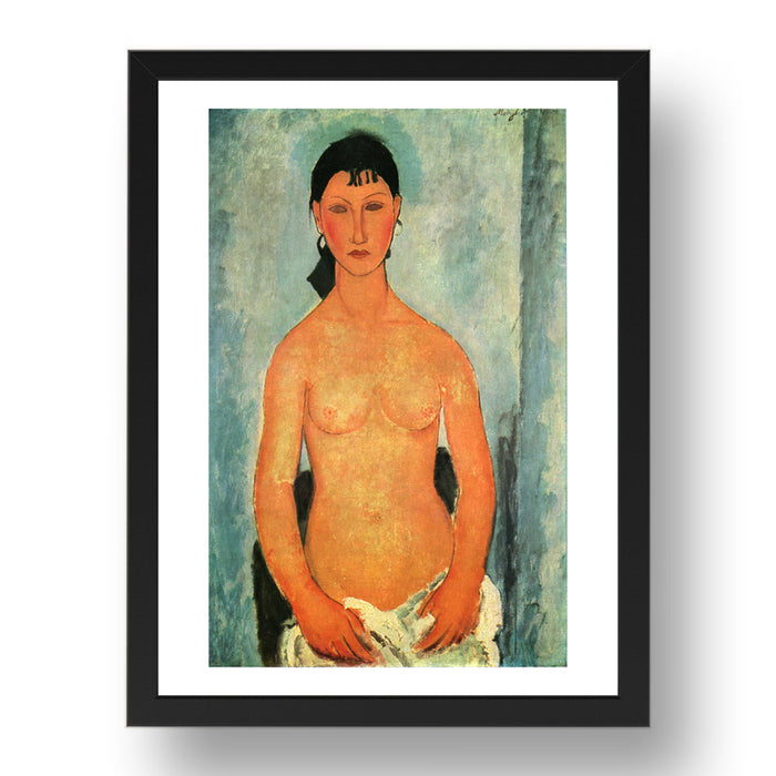 Amedeo Modigliani Seated Nude,  vintage art, A3 (16x12