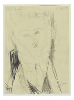 Amedeo Modigliani - Paul Guillaume, 16x12" (A3) Poster Print